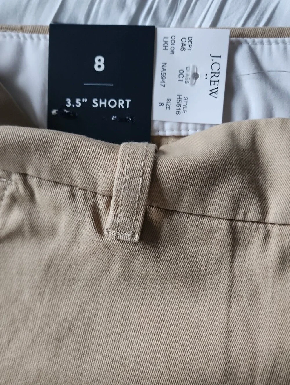 NWT J. Crew Light Khaki 3.5